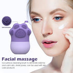 Ice Roller For Face, Silicone Mould With Cleansing Brush